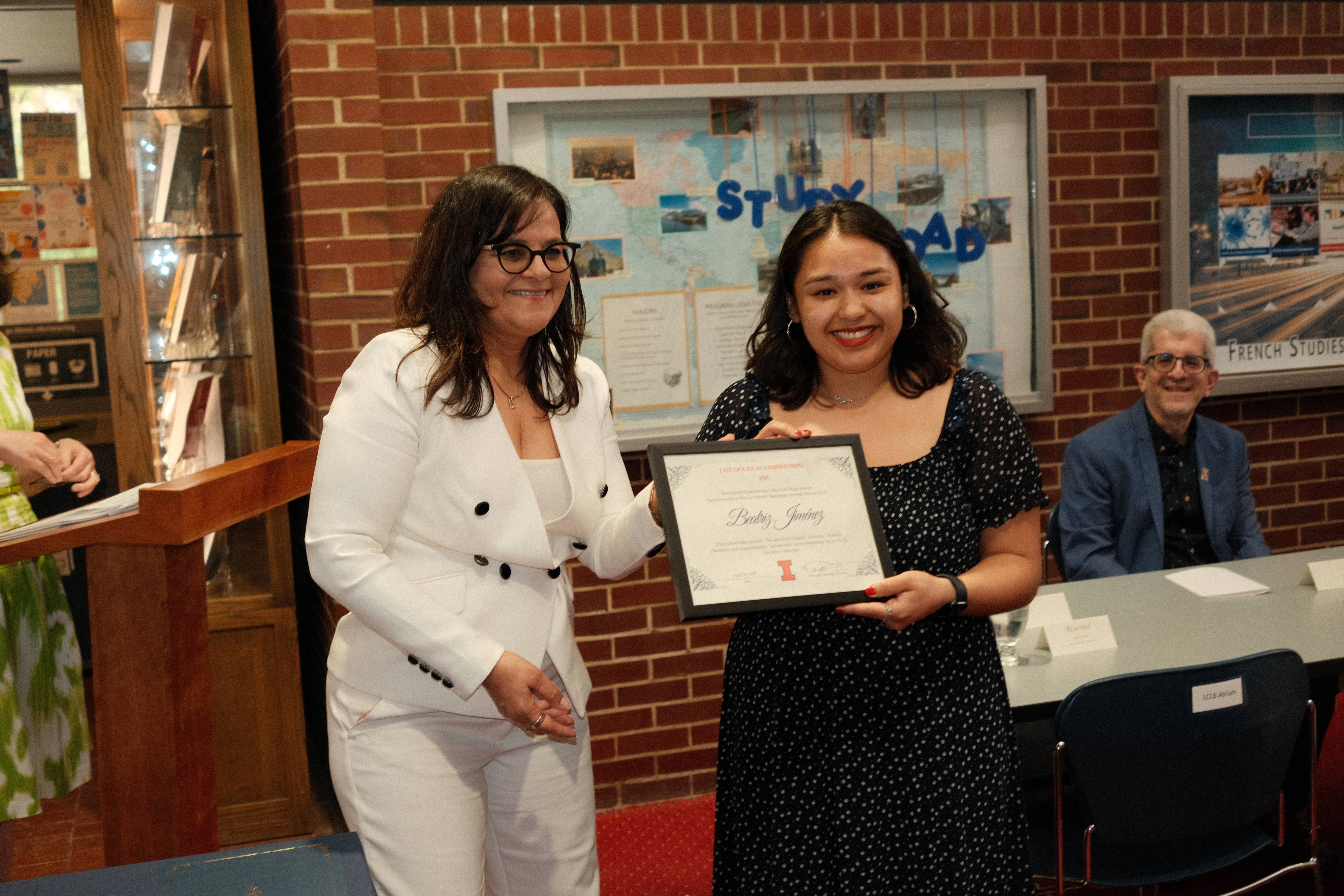 Beatriz with SLCL director 