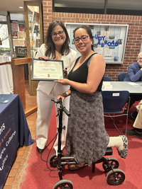 Araceli with SLCL director