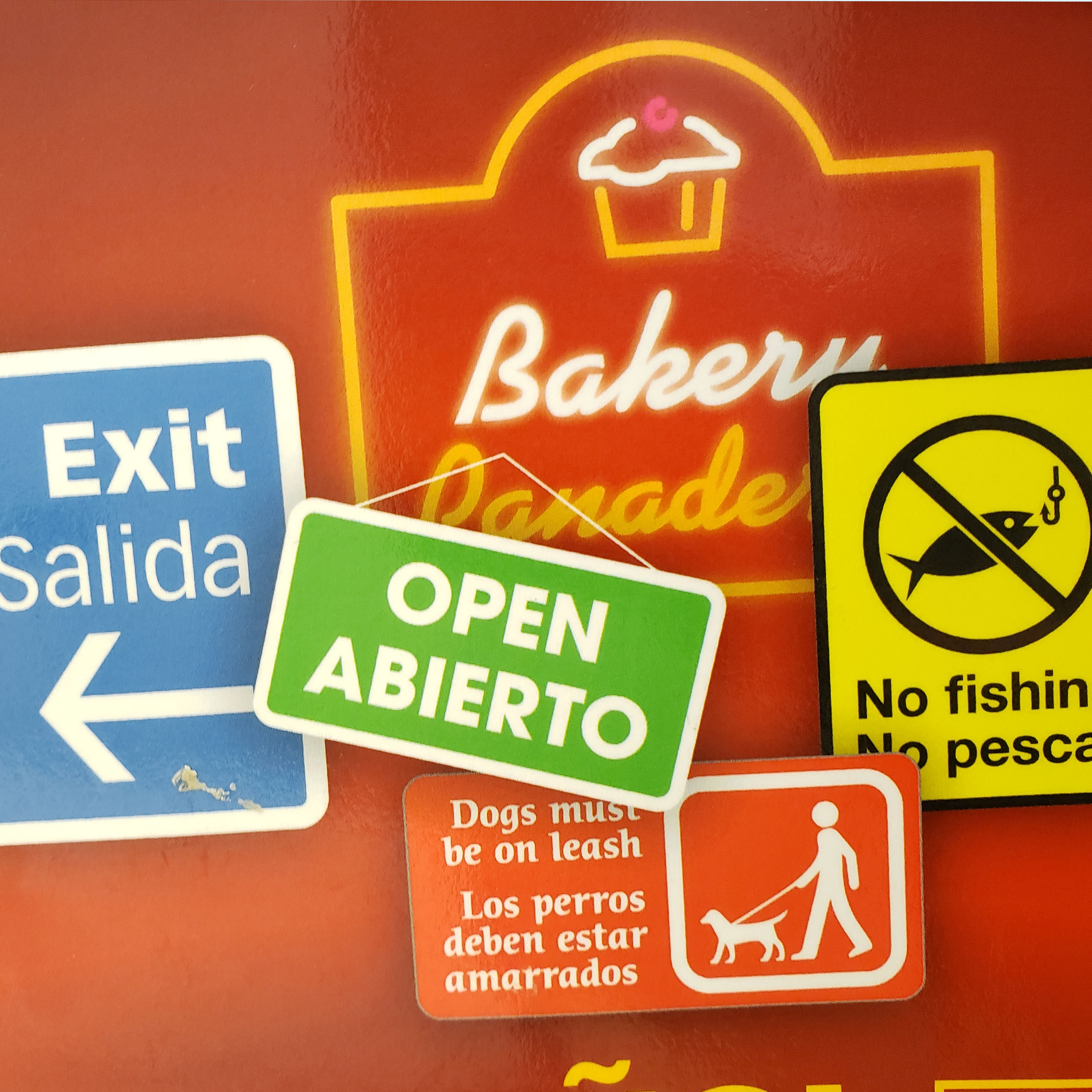 Image signs in Spanish