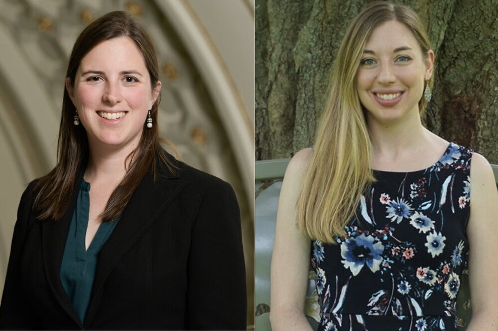Faculty photos of Kara Yarrington (on the left) and Michelle Dutton (on the right)