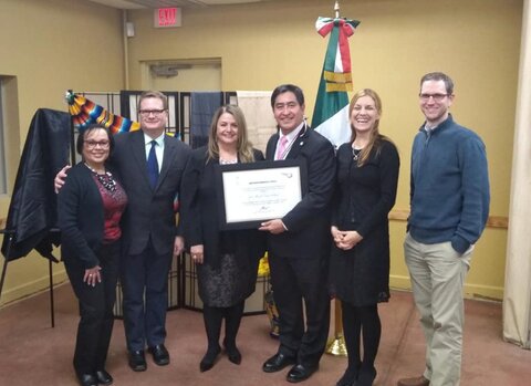 Alumnus José Miguel Lemus recipient Ohtli Award 