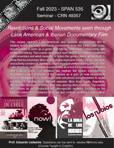 course flyer Doc Film Latin America