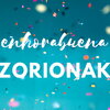 Congratulations in basque and spanish: zoroniak enhorabuena