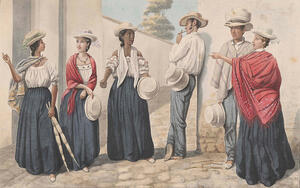 19th century types white mestizo black