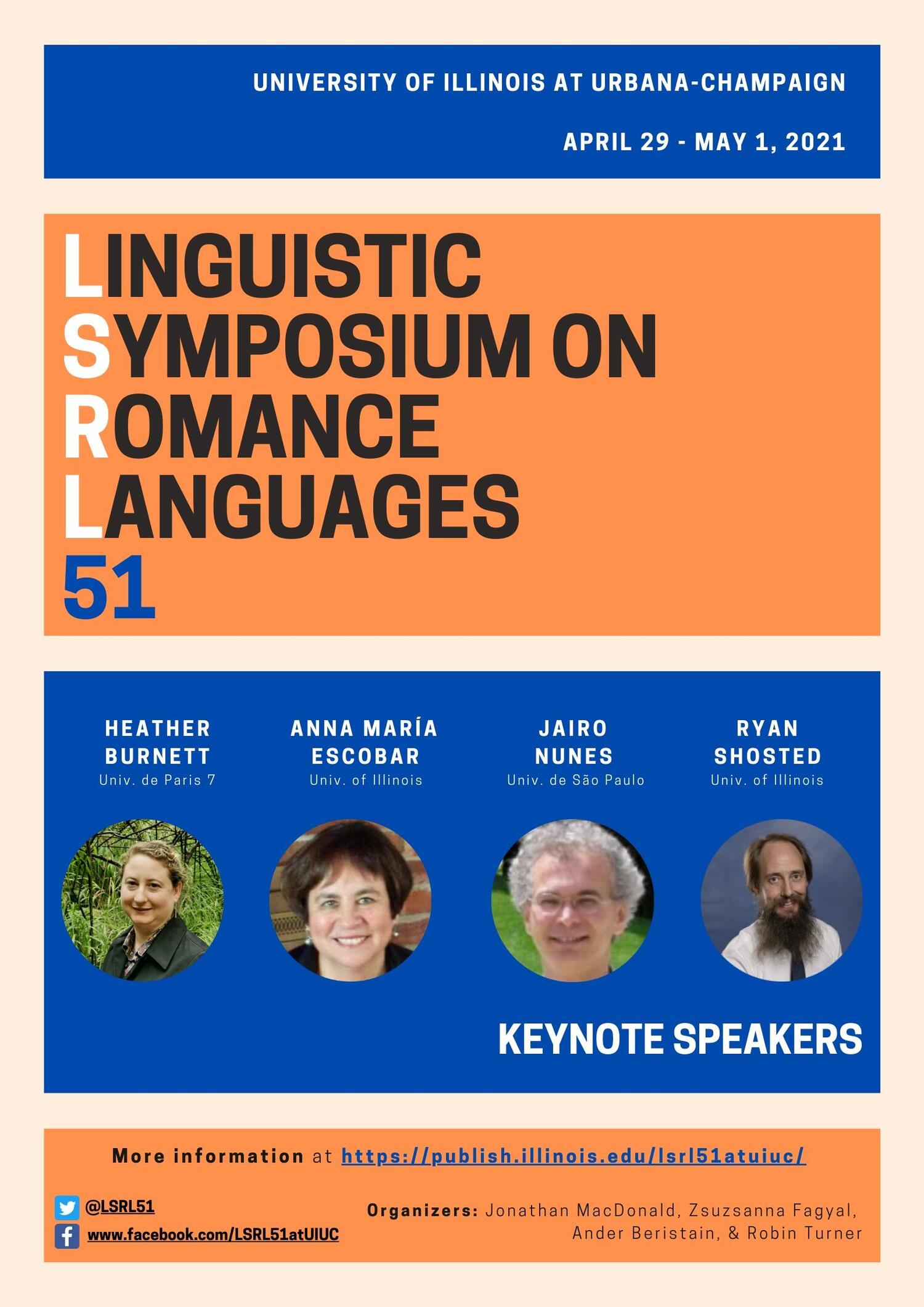 spring 2021 uiuc calendar Linguistic Symposium On Romance Languages Lsrl 51 At Uiuc In Spring 2021 Spanish Portuguese Department At Illinois spring 2021 uiuc calendar